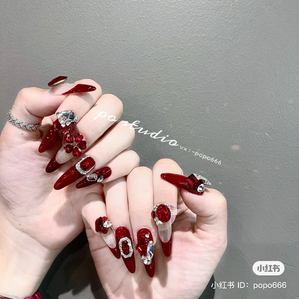 Mẫu Nail Đỏ Tết - Dịch Vụ Tại Nhà Hà Nội