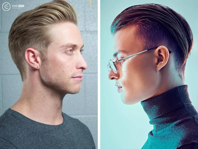 Slicked Back: Kiểu tóc nam vuốt ngược đầy cá tính, hiện đại