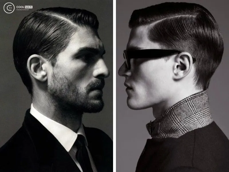 Slicked Back: Kiểu tóc nam vuốt ngược đầy cá tính, hiện đại