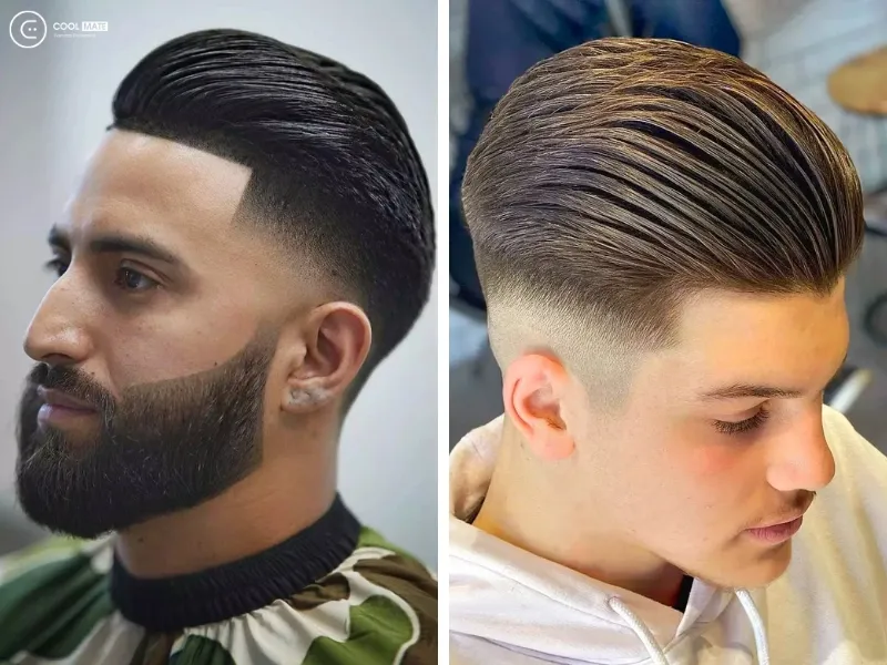 Slicked Back: Kiểu tóc nam vuốt ngược đầy cá tính, hiện đại