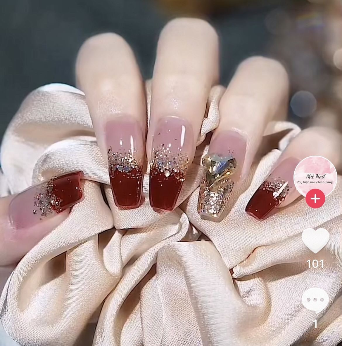 Mẫu Nail Đỏ Tết - Dịch Vụ Tại Nhà Hà Nội