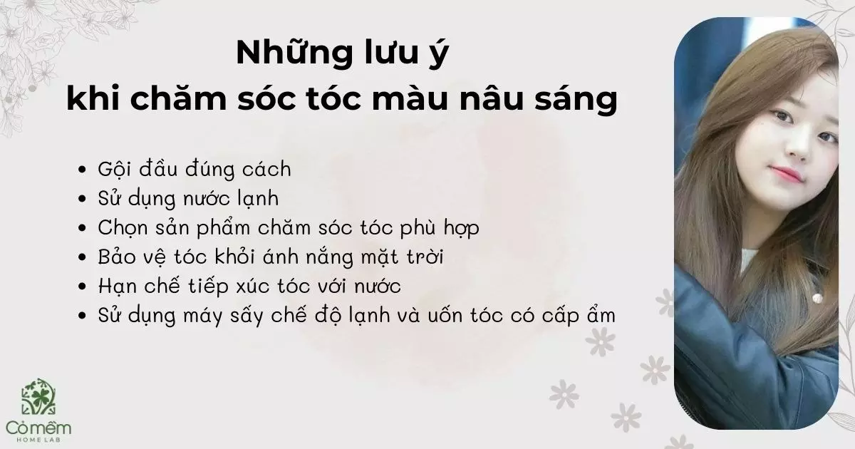 Top 8 kiểu tóc màu nâu sáng đẹp