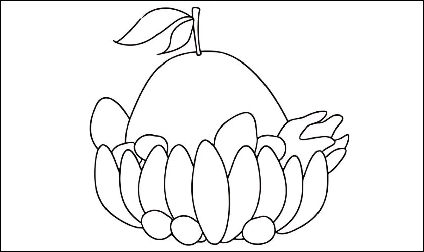 15 cách vẽ mâm ngũ quả ngày Tết đơn giản, đẹp nhất 2025