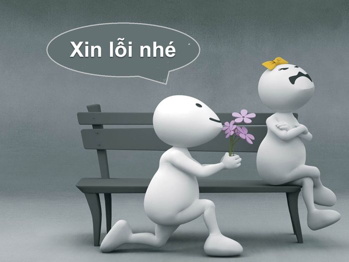 Gửi lời xin lỗi ngọt ngào đến người yêu thân thương