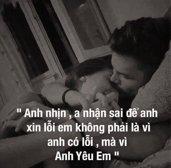 Gửi lời xin lỗi ngọt ngào đến người yêu thân thương