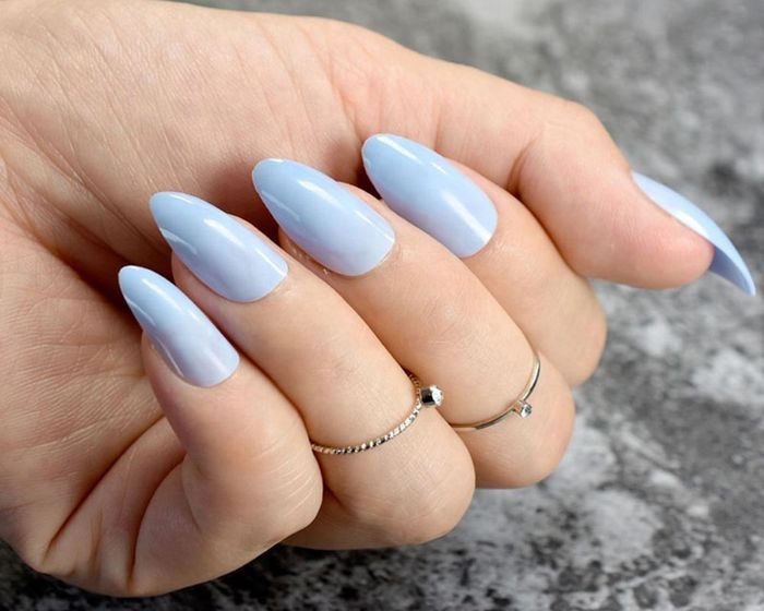 55+ Mẫu nail màu xanh dương nhạt: Làm đẹp nhẹ nhàng, cuốn hút cho phái đẹp