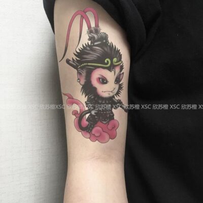 Top 33+ hình xăm tôn ngộ không mini đa sắc thái - Genztattoo