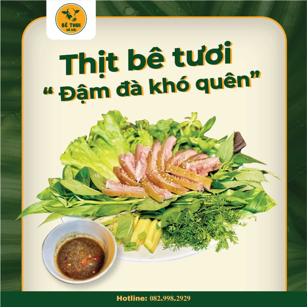 Bê thui là món ăn tinh tuý của ẩm thực Việt, dễ dàng “đốn tim” bao thực khách khó tính nhất