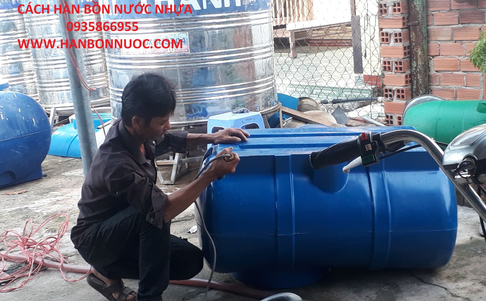 Sửa bồn nước nhựa inox bị rò rỉ chuyên nghiệp giá cực tốt