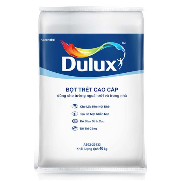 Bột bả Dulux A502 40 kg chính hãng, giá rẻ