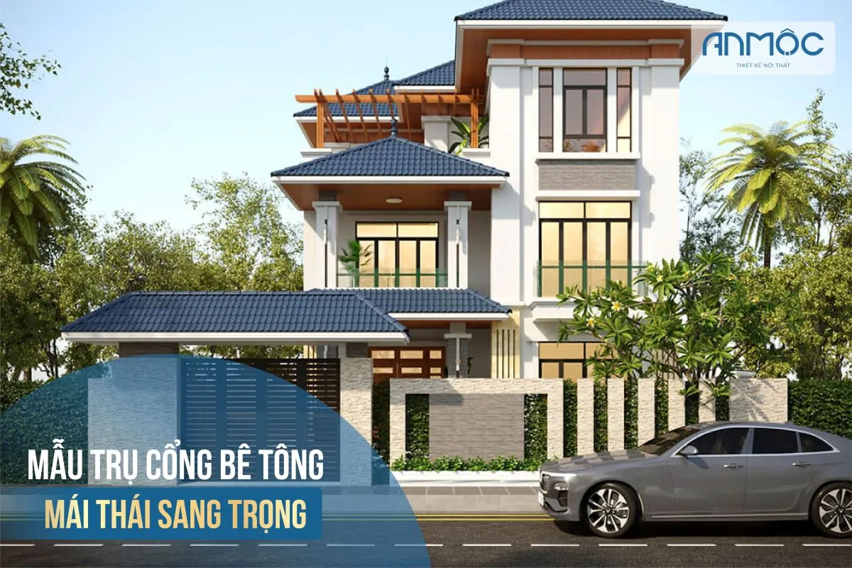 13+ Mẫu Trụ Cổng Nhà Đẹp Hiện Đại 2025